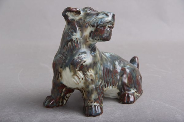 Model 20129 Dog Figurine by Knud Kyhn for Royal Copenhagen-DQ-1348763