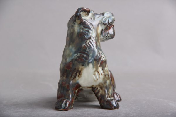 Model 20129 Dog Figurine by Knud Kyhn for Royal Copenhagen-DQ-1348763