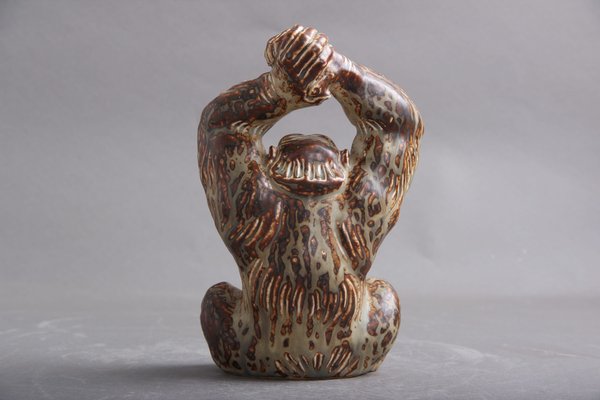 Model 20227 Gorilla Figurine by Knud Kyhn for Royal Copenhagen, Denmark, 1960s-DQ-1233603