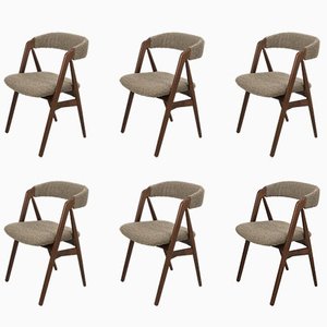 Model 205 Chairs by Th. Harlev, Set of 6-OKG-1765798