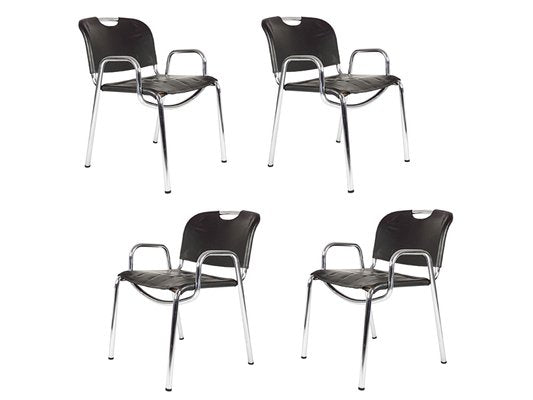 Model 2062 Dining Chairs by Achille Castiglioni & Marcello Malein for Zanotta, 1967, Set of 4-RD-1802064