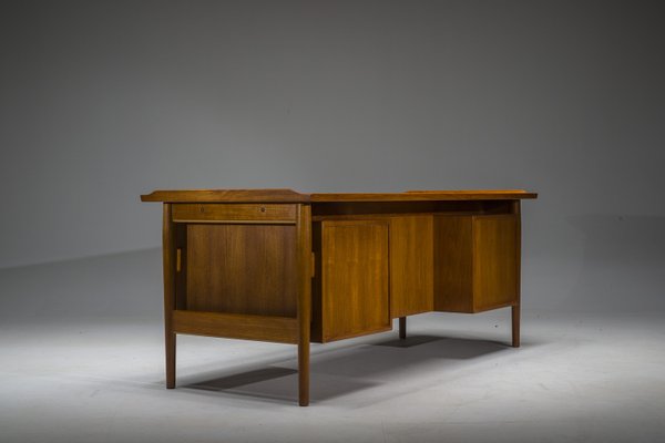 Model 207 Desk in Teak by Arne Vodder for Sibast, 1960s-ZZH-2023738