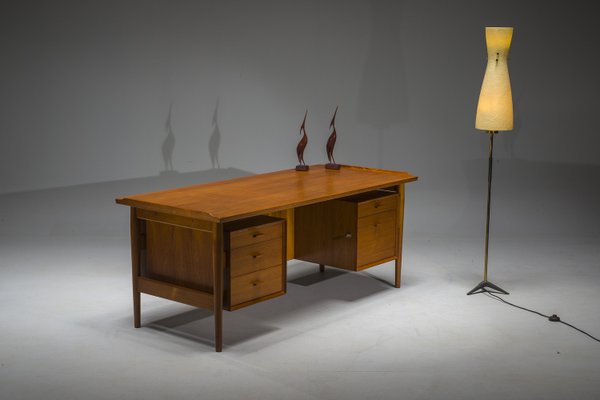 Model 207 Desk in Teak by Arne Vodder for Sibast, 1960s-ZZH-2023738