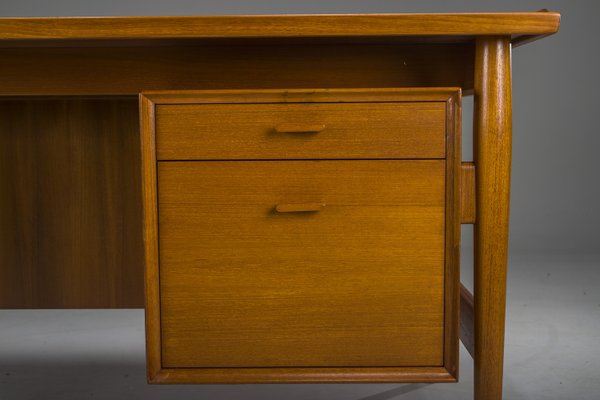 Model 207 Desk in Teak by Arne Vodder for Sibast, 1960s-ZZH-2023738