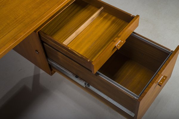 Model 207 Desk in Teak by Arne Vodder for Sibast, 1960s-ZZH-2023738