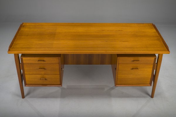 Model 207 Desk in Teak by Arne Vodder for Sibast, 1960s-ZZH-2023738