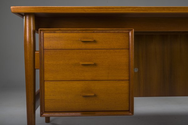 Model 207 Desk in Teak by Arne Vodder for Sibast, 1960s-ZZH-2023738