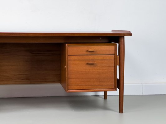 Model 207 Desk in Teak by Arne Vodder for Sibast, 1960s-QEQ-2035954