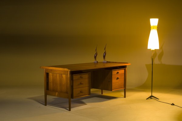 Model 207 Desk in Teak by Arne Vodder for Sibast, 1960s-ZZH-2023738