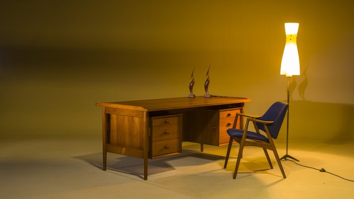 Model 207 Desk in Teak by Arne Vodder for Sibast, 1960s-ZZH-2023738