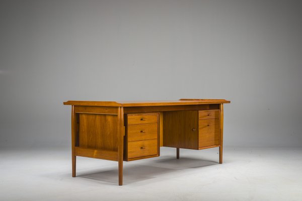 Model 207 Desk in Teak by Arne Vodder for Sibast, 1960s-ZZH-2023738