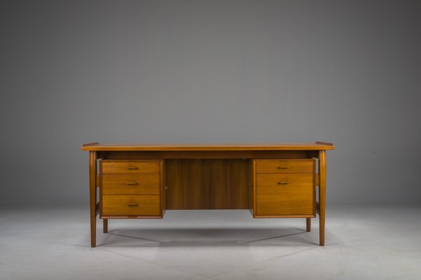 Model 207 Desk in Teak by Arne Vodder for Sibast, 1960s-ZZH-2023738