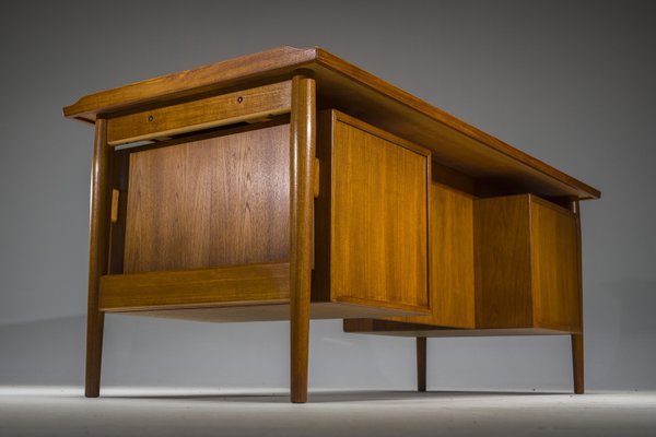 Model 207 Desk in Teak by Arne Vodder for Sibast, 1960s-ZZH-2023738