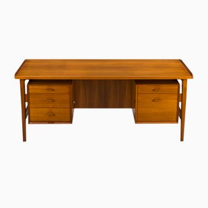 Model 207 Desk in Teak by Arne Vodder for Sibast, 1960s-ZZH-2023738