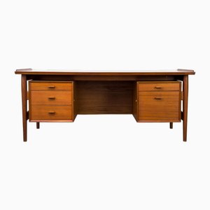 Model 207 Desk in Teak by Arne Vodder for Sibast, 1960s-QEQ-2035954