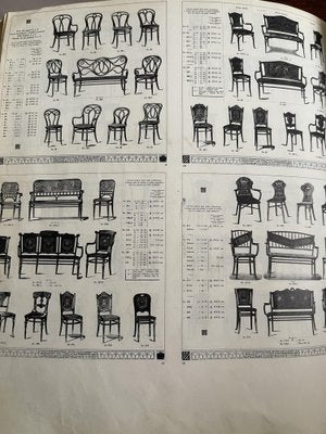 Model 215 Chairs by Khon for Thonet, 1906, Set of 6-NUO-1356686