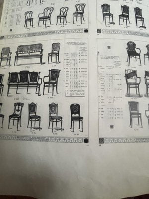 Model 215 Chairs by Khon for Thonet, 1906, Set of 6-NUO-1356686