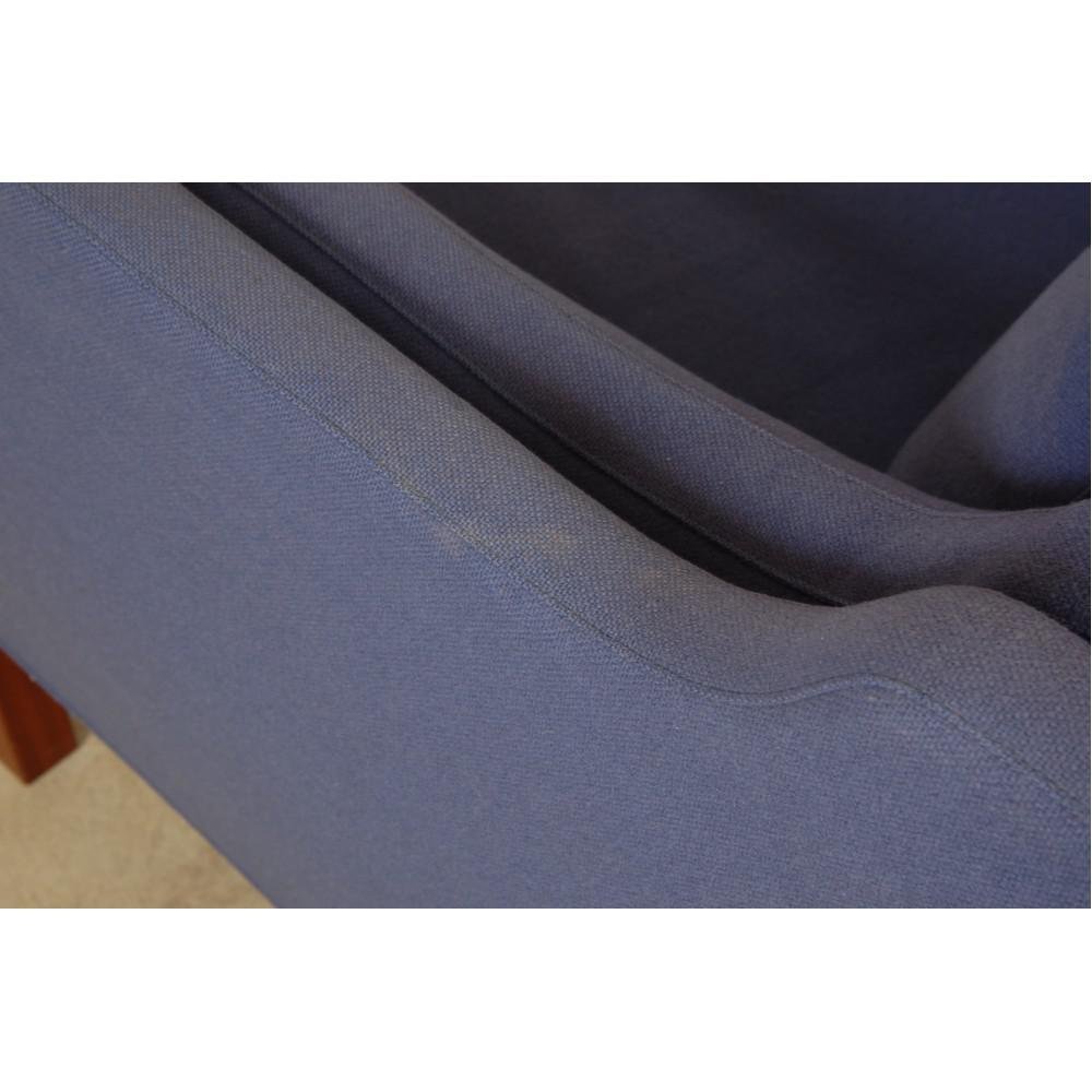 Model 2212 2-Seater Sofa in Blue Fabric by Børge Mogensen for Fredericia, 1990s