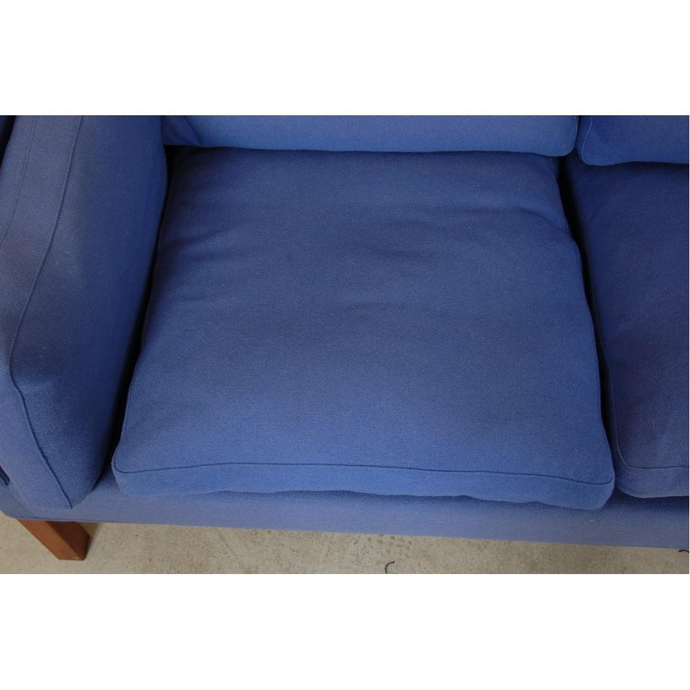 Model 2212 2-Seater Sofa in Blue Fabric by Børge Mogensen for Fredericia, 1990s