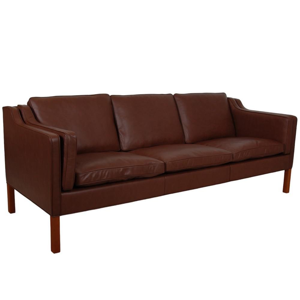 Model 2213 3-Seater Sofa in Bizon Leather