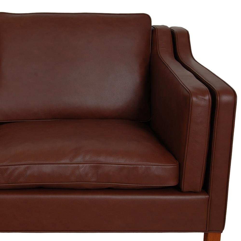 Model 2213 3-Seater Sofa in Bizon Leather