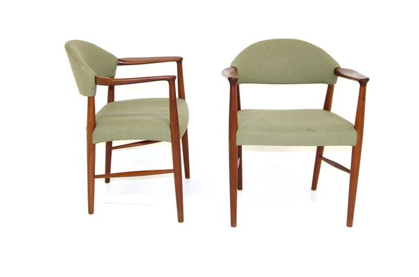 Model 223 Armchairs by Kurt Olsen for Slagelse Møbelværk, Denmark, 1950s, Set of 2-GEK-1328101