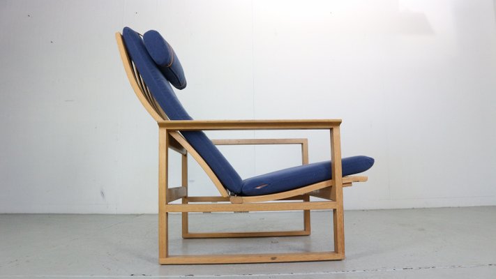 Model 2254 Lounge Chair and 2248 Footstool attributed to Børge Mogensen for Fredericia, Denmark, 1950s, Set of 2-DT-2026196