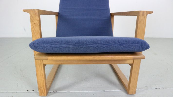 Model 2254 Lounge Chair and 2248 Footstool attributed to Børge Mogensen for Fredericia, Denmark, 1950s, Set of 2-DT-2026196