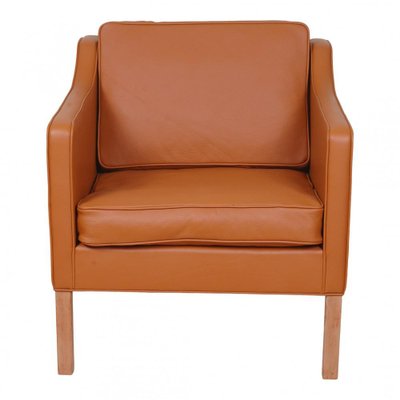 Model 2321 Armchair in Cognac Bison Leather by Børge Mogensen for Fredericia-MTD-1400572