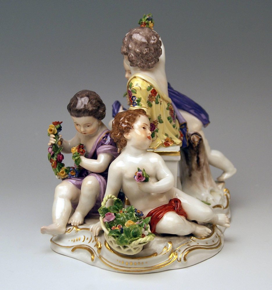 Model 2502 Cupids Figurine by Kaendler for Meissen