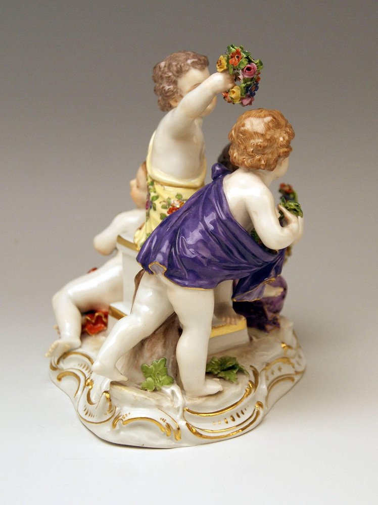 Model 2502 Cupids Figurine by Kaendler for Meissen