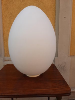 Model 2646/1 Large Opal Glass Model Egg Table Lamp by Ben Swildens for Fontana Arte, 2000s-OHK-775146