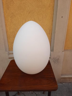 Model 2646/1 Large Opal Glass Model Egg Table Lamp by Ben Swildens for Fontana Arte, 2000s-OHK-775146