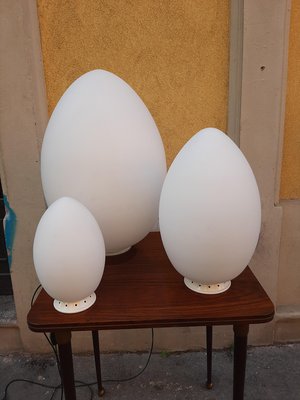 Model 2646/1 Large Opal Glass Model Egg Table Lamp by Ben Swildens for Fontana Arte, 2000s-OHK-775146