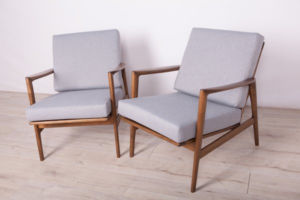 Model 300-139 Armchairs from Swarzędz Factory, 1960s, Set of 2-NIT-1363286