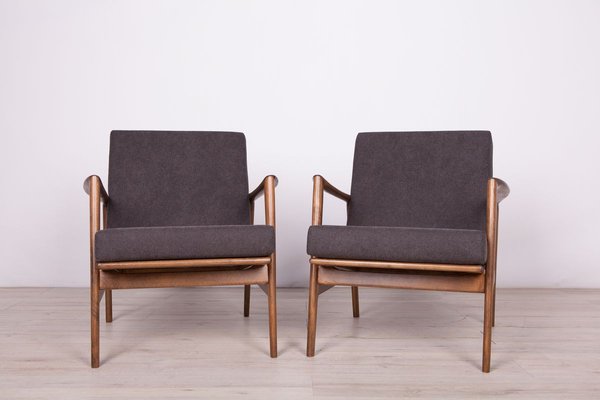 Model 300-139 Armchairs from Swarzędzka Furniture Factory, 1960s, Set of 2-NIT-831801