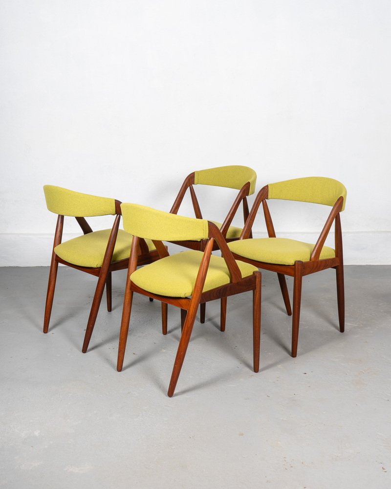 Model 31 Chairs by Kai Kristiansen for Schou Andersen Møbelfabrik, 1960s, Set of 2