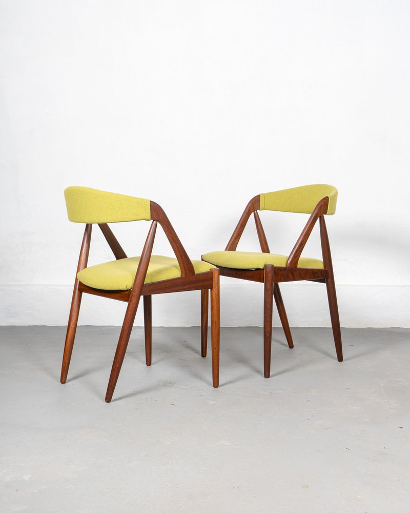 Model 31 Chairs by Kai Kristiansen for Schou Andersen Møbelfabrik, 1960s, Set of 2