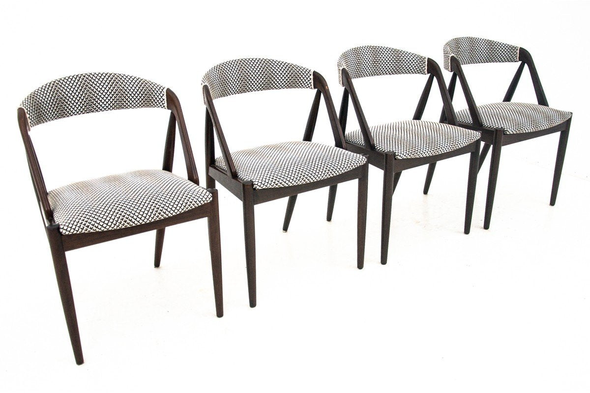 Model 31 Dining Chairs by Kai Kristiansen for Schou Andersen, 1960s, Set of 4