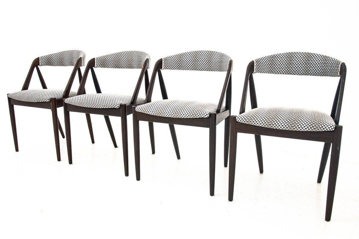 Model 31 Dining Chairs by Kai Kristiansen for Schou Andersen, 1960s, Set of 4