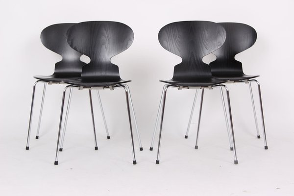 Model 3101 Chairs by Arne Jacobsen for Fritz Hansen, Denmark, 2004, Set of 4-DQ-1819238