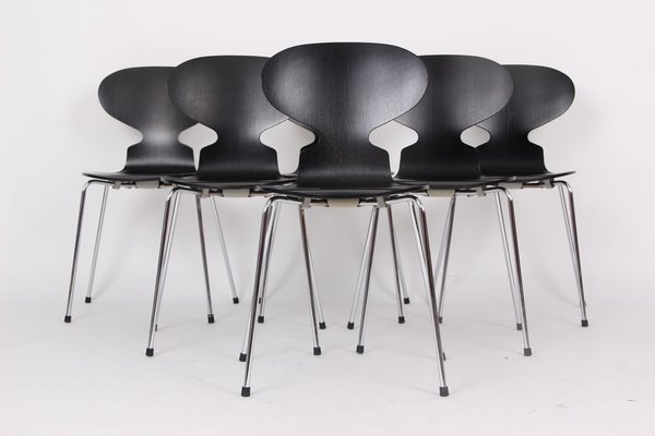 Model 3101 Chairs by Arne Jacobsen for Fritz Hansen, Denmark, 2004, Set of 6-DQ-1819242