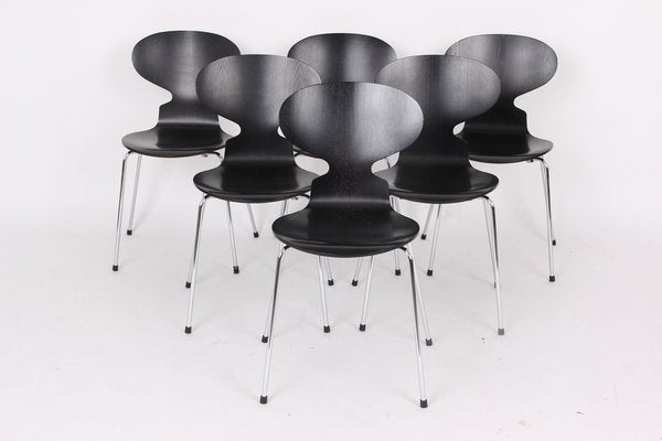 Model 3101 Chairs by Arne Jacobsen for Fritz Hansen, Denmark, 2004, Set of 6-DQ-1819242