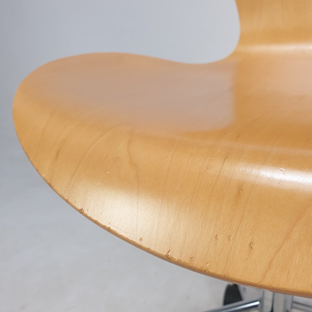 Model 3117 Office Swivel Chair by Arne Jacobsen for Fritz Hansen, 1994