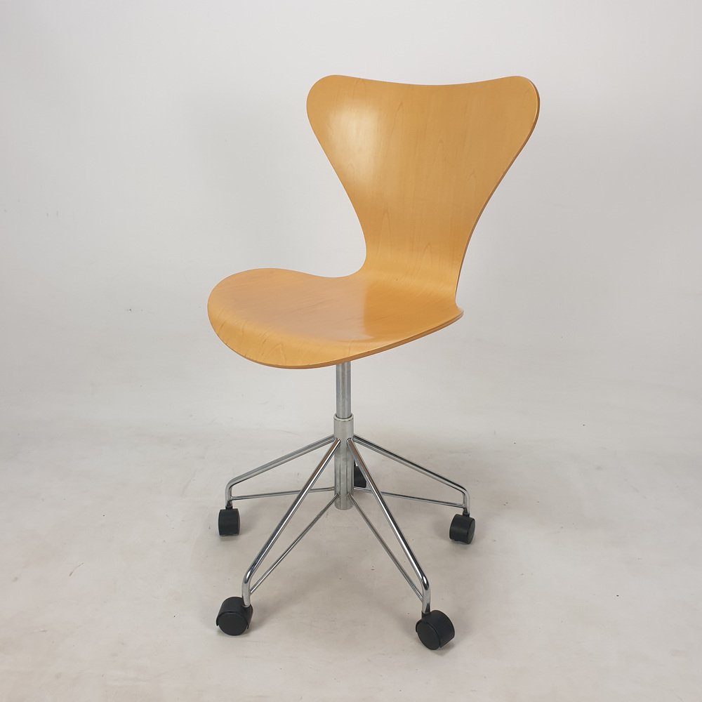 Model 3117 Office Swivel Chair by Arne Jacobsen for Fritz Hansen, 1994