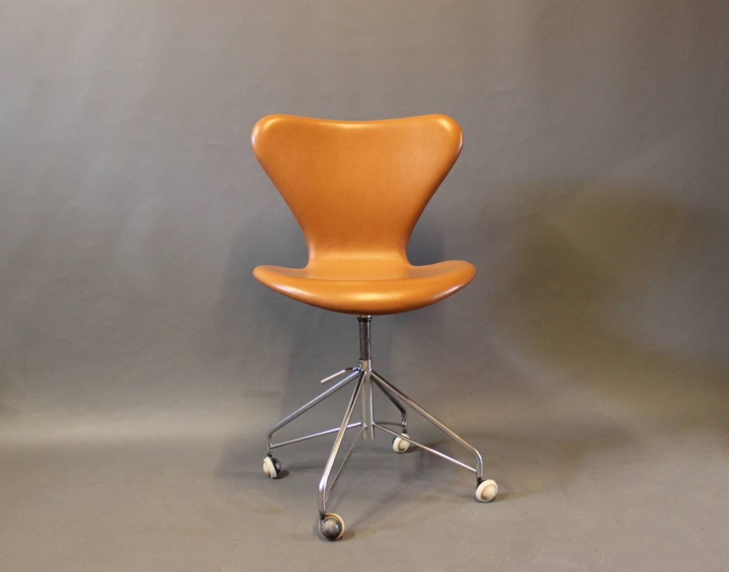 Model 3117 Seven Office Chair by Arne Jacobsen and Fritz Hansen, 1950s