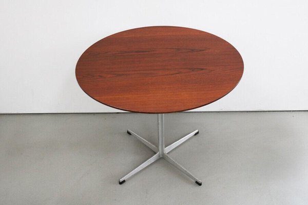 Model 3514 Side Table in Teak by Arne Jacobsen for Fritz Hansen-FJP-1717646