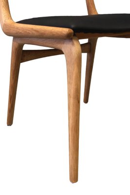 Model 370 Boomerang Dining Chair in Oak by Alfred Christensen for Slagelse Møbelværk, Denmark, 1960s-BPJ-1790299