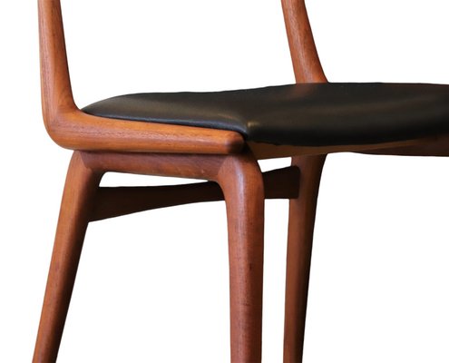 Model 370 Boomerang Dining Chair in Teak by Alfred Christensen for Slagelse Furniture Works, Denmark, 1960s-BPJ-1719133