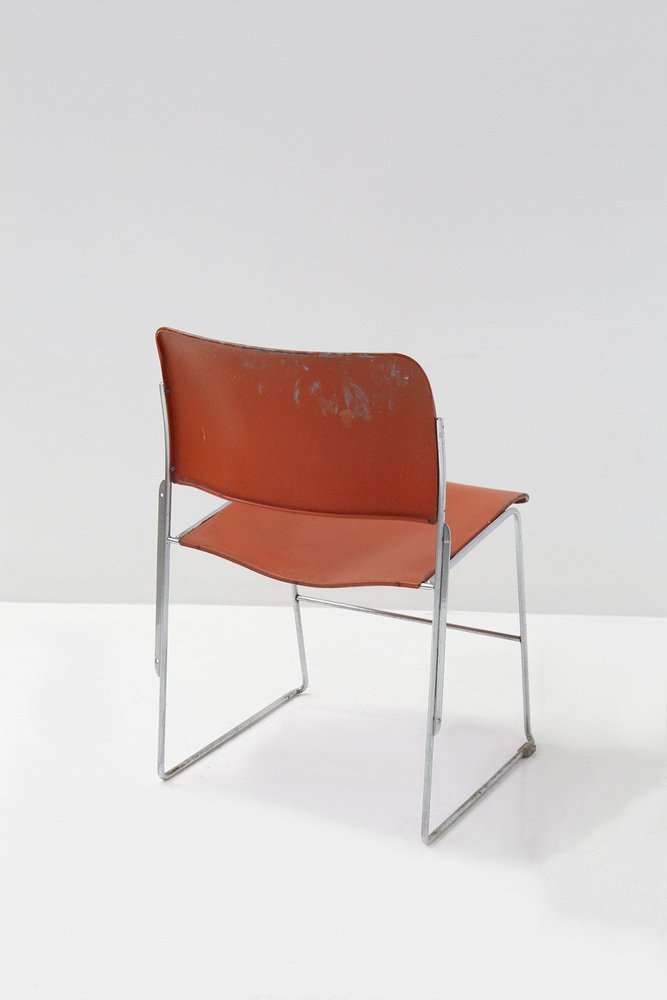 Model 40/4 Chairs by David Rowland, 1975, Set of 6